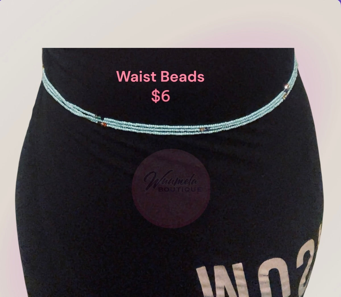 The Safiya Waist Beads – “Pure” (Swahili)