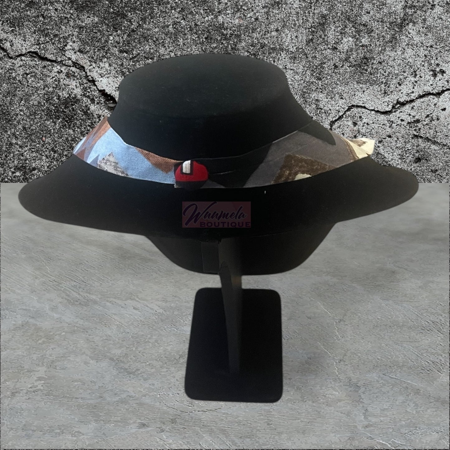 The Amara Necklace – Brown & Gold Ankara Layers