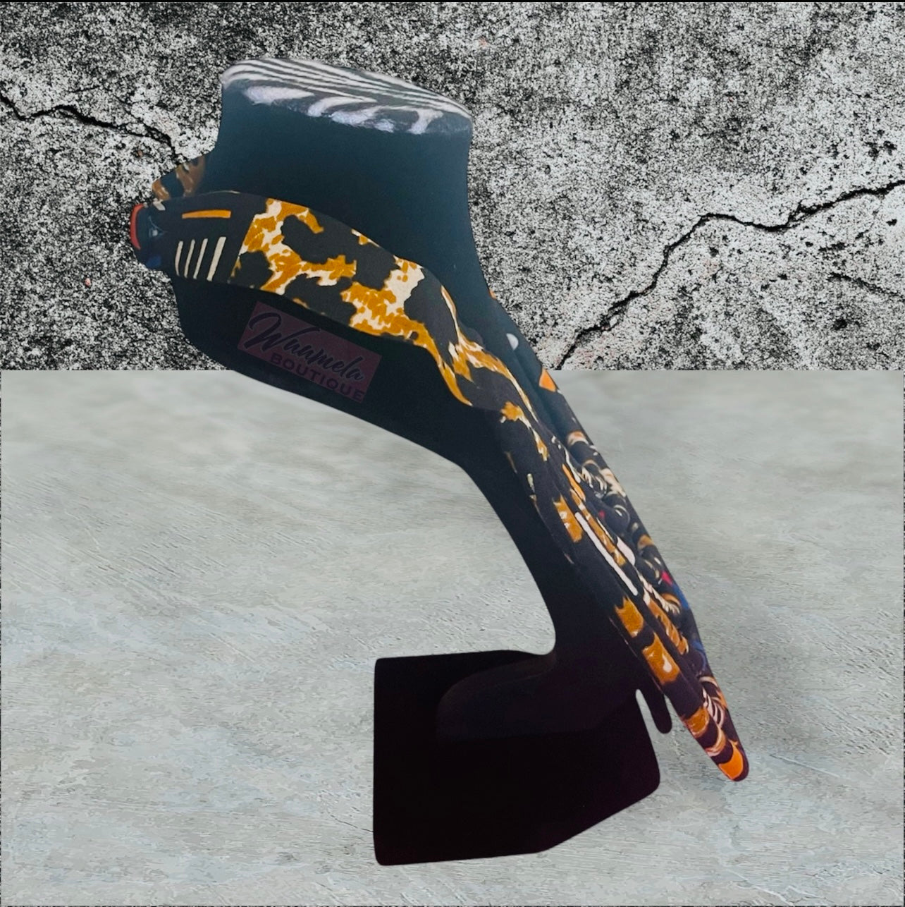 Collier en corde multibrins africain petit format