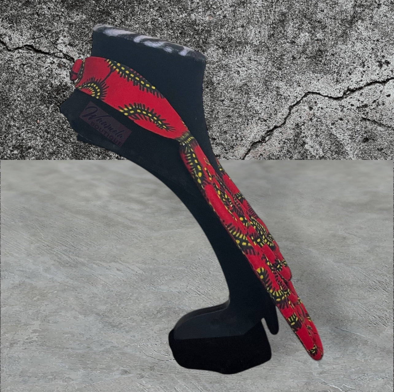 The Nia Statement Necklace – Red & Gold