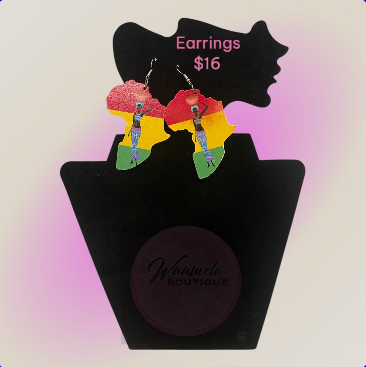 The Pendo Earrings – “Love” (Swahili)