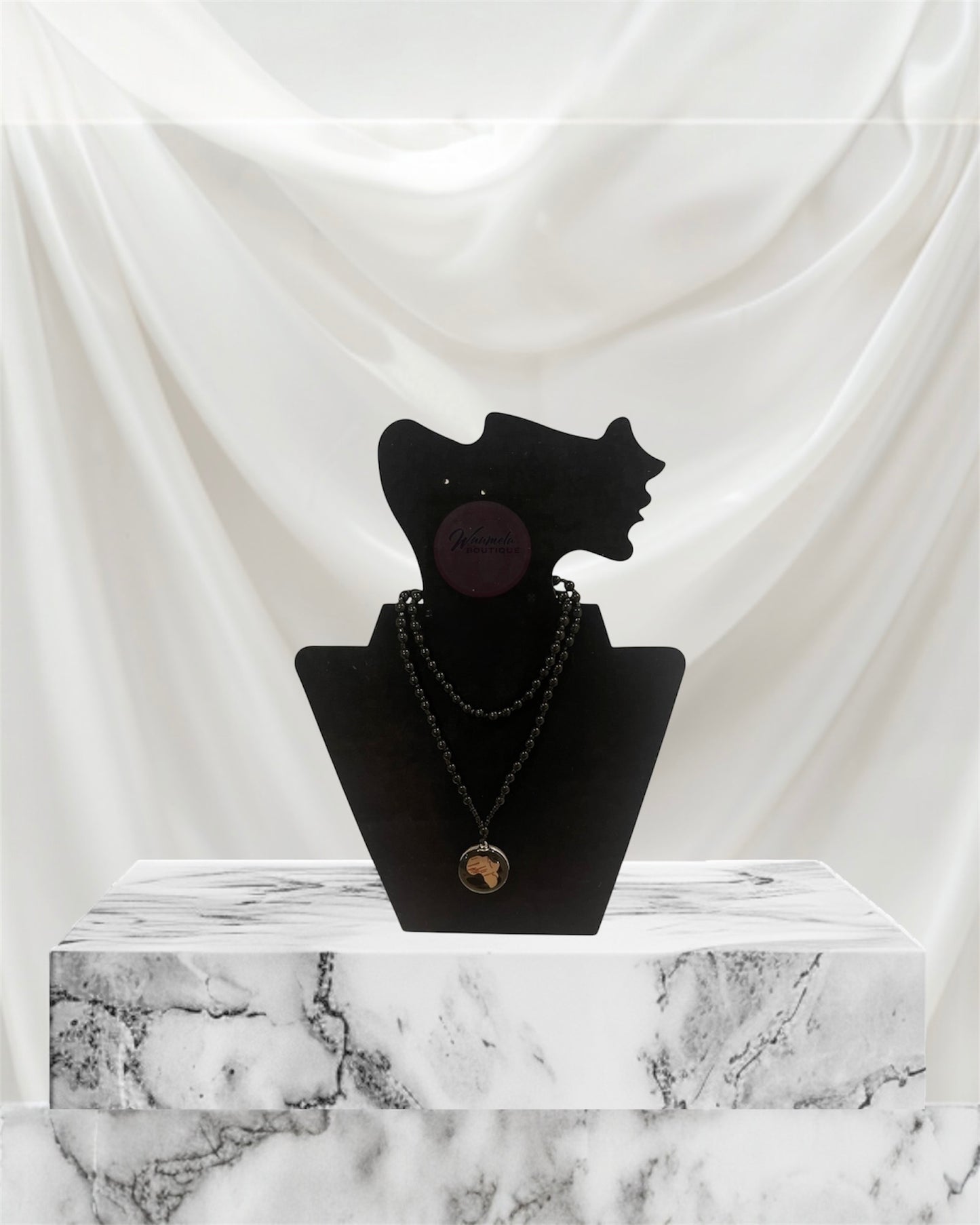 Collier Cercle Carte Africaine