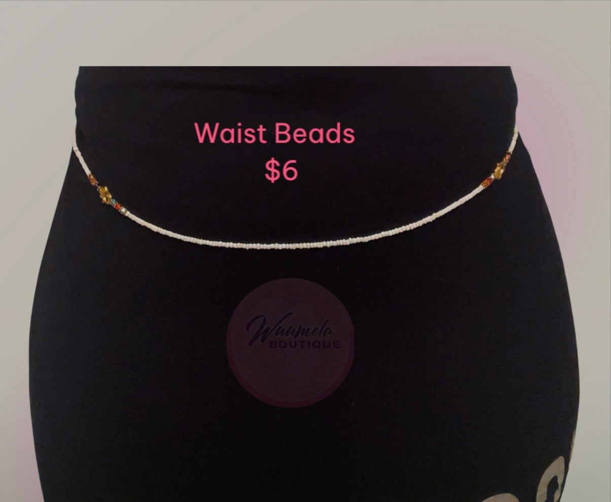 The Safiya Waist Beads – “Pure” (Swahili)