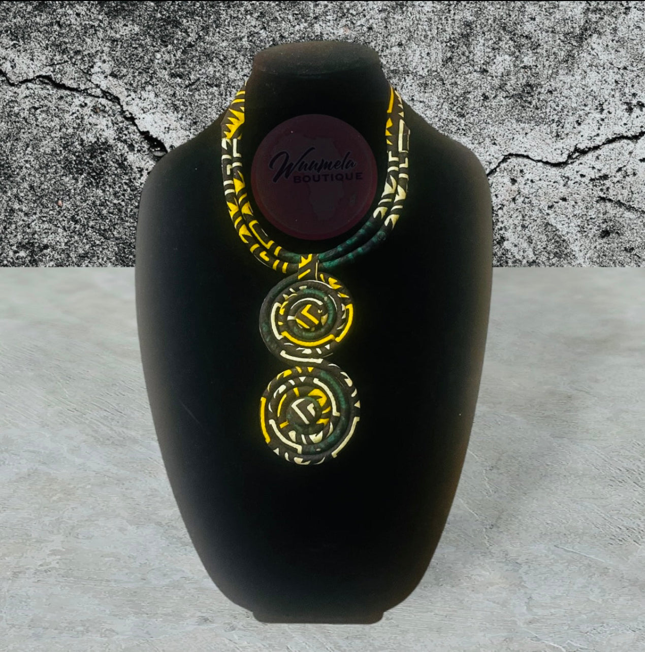 Necklace, Ankara Double
Cord Necklace 2