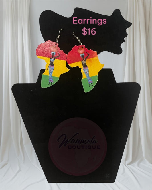 The Pendo Earrings – “Love” (Swahili)
