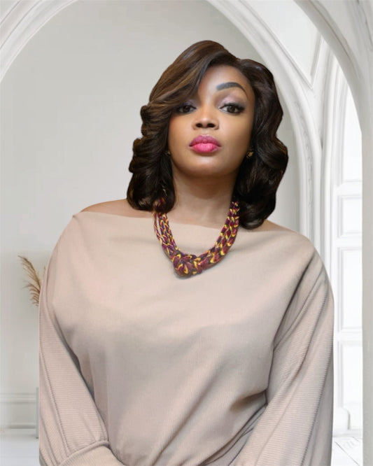 The Imani Knot Necklace – “Faith and Fire”